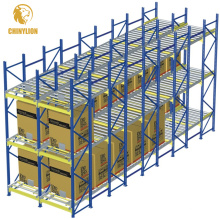 Pallet Flow Rack System For Warehouse